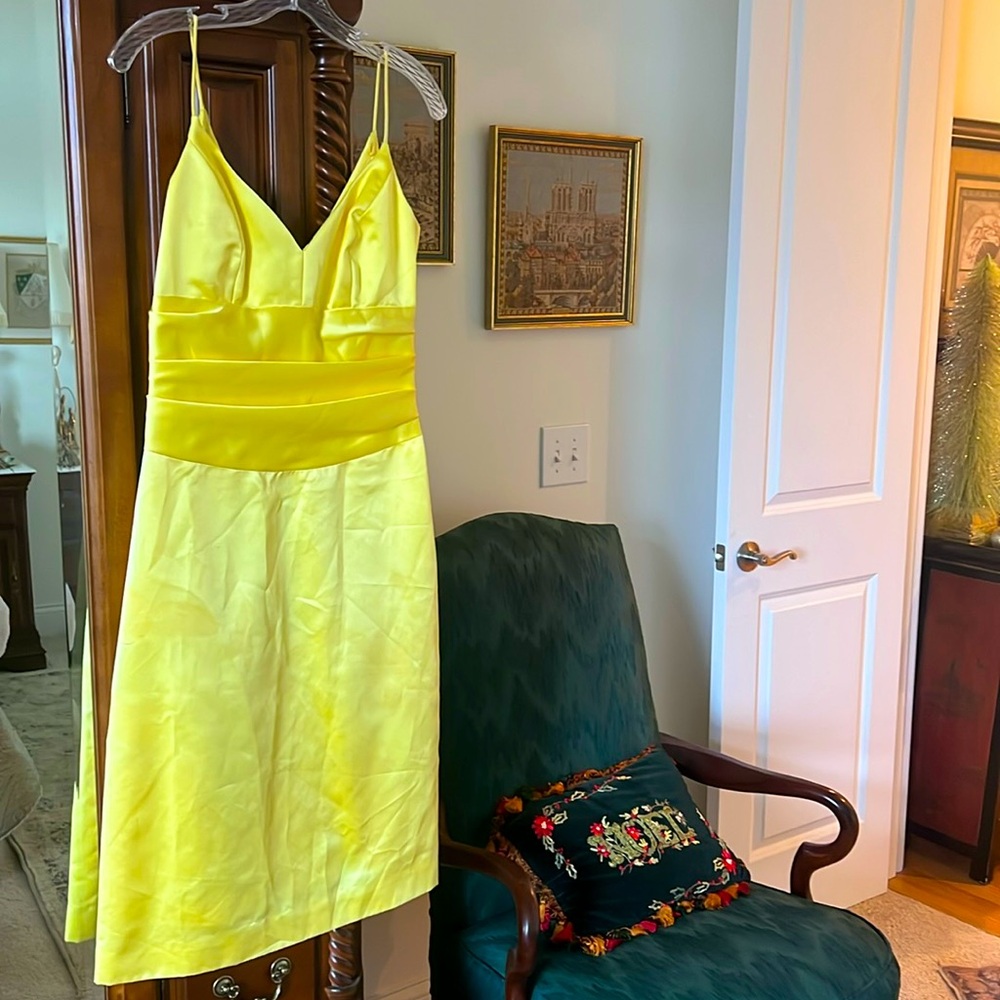 Nicole Miller yellow dress